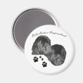 Belle Harbour Newfoundlands Magneet (Voorkant / Achterkant)