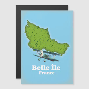 Belle Île Frankrijk kaart