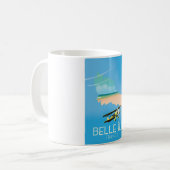 Belle Île, Frankrijk reisposter print. Koffiemok (Voorkant links)