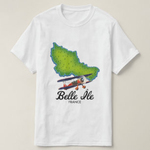 Belle Île Franse reisposter T-shirt