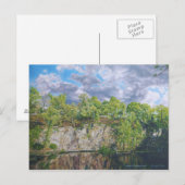 Belle Island Quarry Pond Briefkaart (Voorkant / Achterkant)