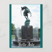 Belle Isle Fountain Briefkaart (Voorkant)