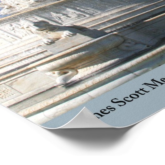 Belle Isle Fountain - Detroit, MI Poster (Hoek)