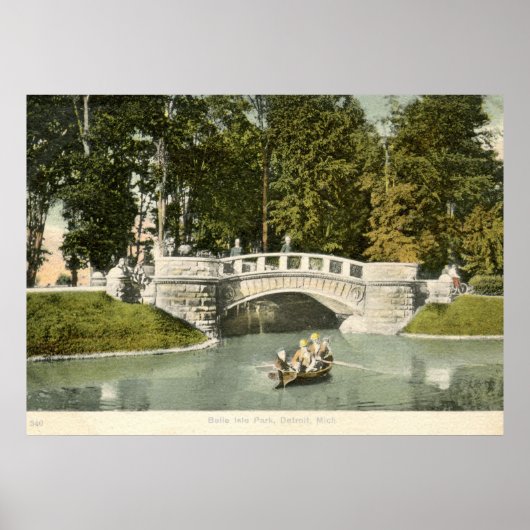 Belle Isle Park, Detroit 1910  Poster (Voorkant)