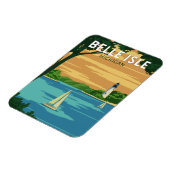 Belle Isle Park Michigan Travel  Art Magneet (Linkerzijde)
