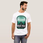Belle Isle State Park VA Camping T-shirt (Voorkant volledig)