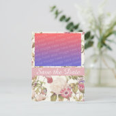 Belle Jardin Save the Date-ansichtkaart Briefkaart (Staand voorkant)