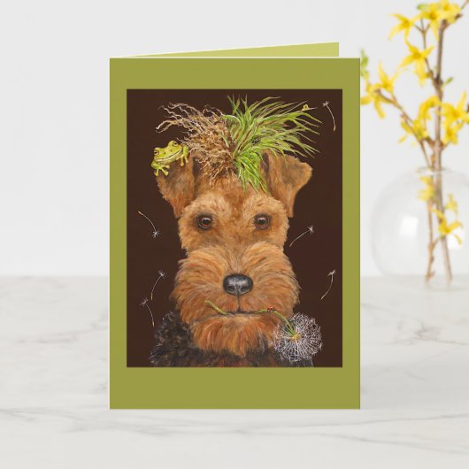 Belle-kaart Kaart (Gele Bloem)