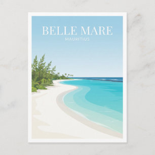 Belle Mare Beach Mauritius Reis Cadeau Briefkaart