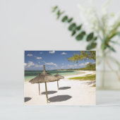 Belle Mare Openbare Strand, Zuidoost Mauritius, Briefkaart (Staand voorkant)