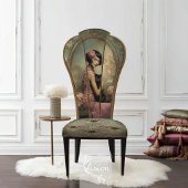 Belle Noir Flapper Roze Roos Zwarte Kat Goud Tissuepapier