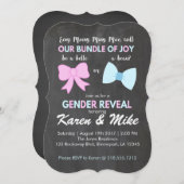 Belle of Beau Genderonthulling Uitnodigingen (Voorkant / Achterkant)