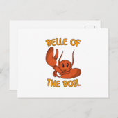 Belle of the Boil Crawfish Aankondigingskaart (Voorkant / Achterkant)