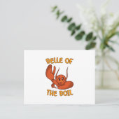 Belle of the Boil Crawfish Aankondigingskaart (Staand voorkant)