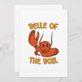 Belle of the Boil Crawfish Bedankkaart (Voorkant / Achterkant)