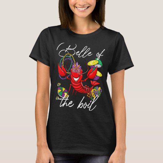 Belle of the Boil Mardi Gras Crawfish Parade Part T-shirt (Voorkant)