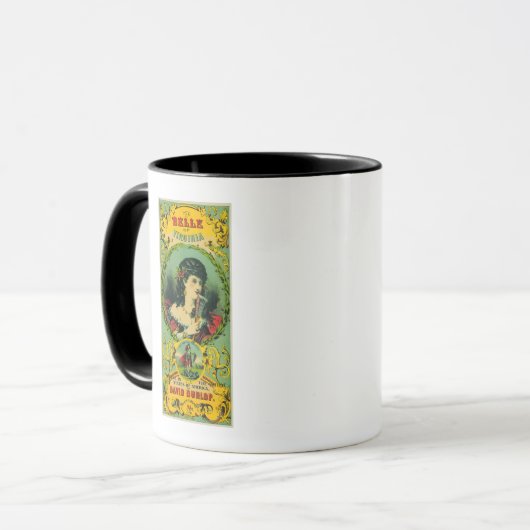 Belle of Virginia Tobacco LabelPetersburg, VA Mok (Voorkant links)