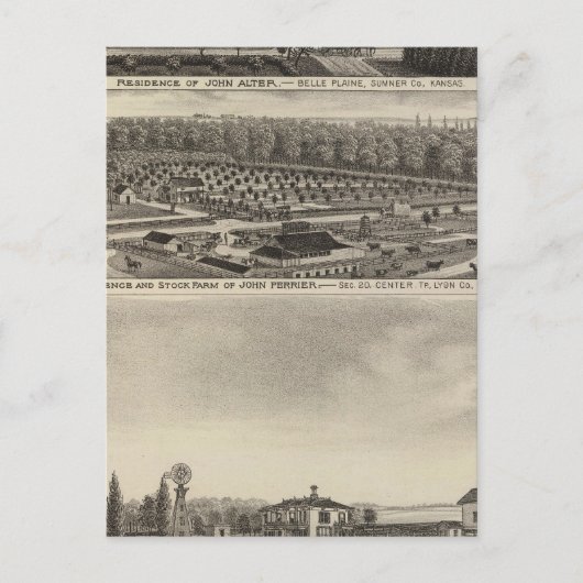 Belle Plaine, Kansas Briefkaart (Voorkant)