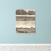 Belle Plaine, Kansas Canvas Afdruk (Insitu (Houten vloer))