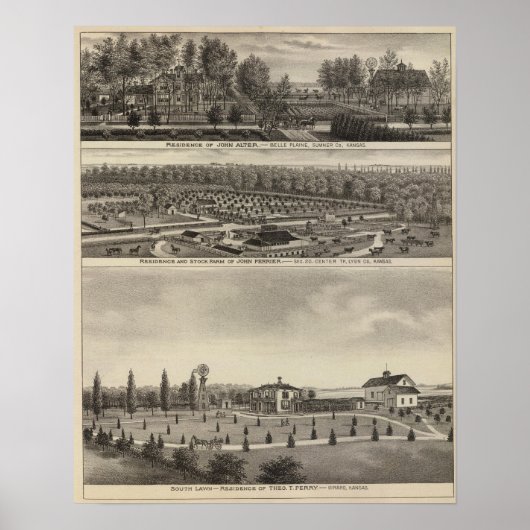 Belle Plaine, Kansas Poster (Voorkant)