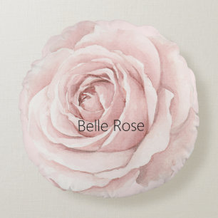 Belle Rose Mooie Roze Bloem Rond Kussen