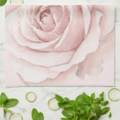 Belle Rose Mooie Roze Bloem Theedoek (Gevouwen)