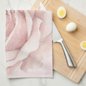 Belle Rose Mooie Roze Bloem Theedoek (Quarter Fold)