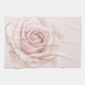 Belle Rose Mooie Roze Bloem Theedoek (Horizontaal)