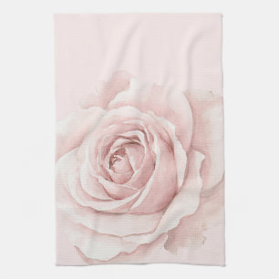 Belle Rose Mooie Roze Bloem Theedoek
