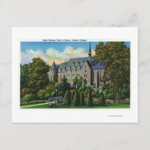 Belle Skinner Music Hall, Vassar College Briefkaart
