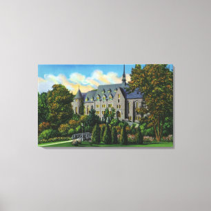 Belle Skinner Music Hall, Vassar College Canvas Afdruk