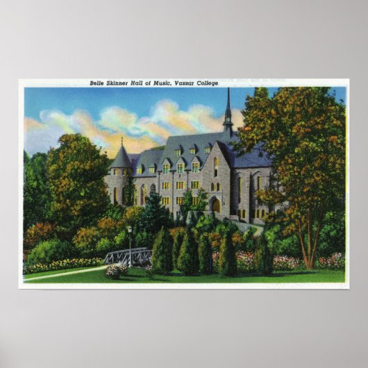 Belle Skinner Music Hall, Vassar College Poster (Voorkant)