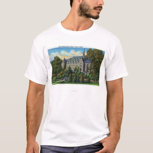Belle Skinner Music Hall, Vassar College T-shirt (Voorkant)