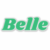 Belle Sticker (Voorkant)
