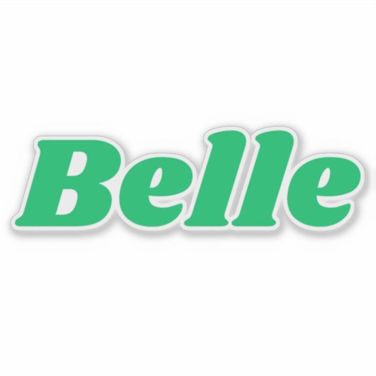 Belle Sticker (Voorkant)