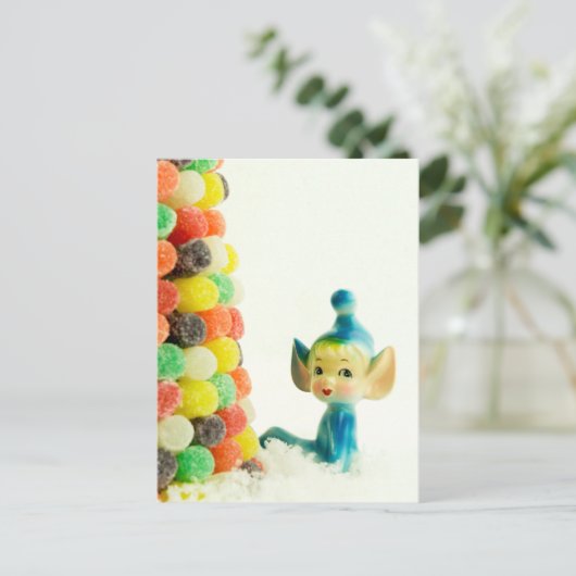 Belle the Pixie Elf Briefkaart (Staand voorkant)