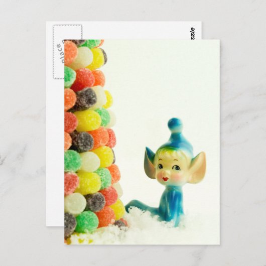 Belle the Pixie Elf Briefkaart (Voorkant / Achterkant)