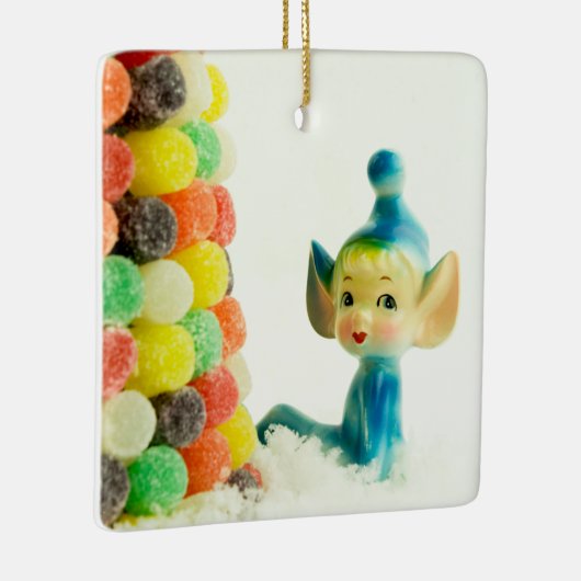 Belle the Pixie Elf Keramisch Ornament (Rechts)