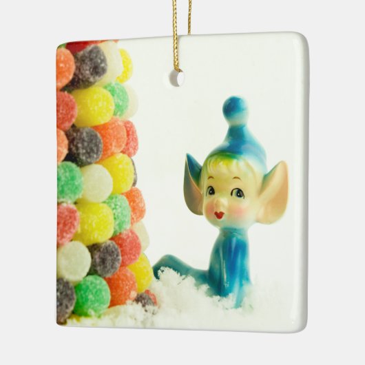 Belle the Pixie Elf Keramisch Ornament (Links)