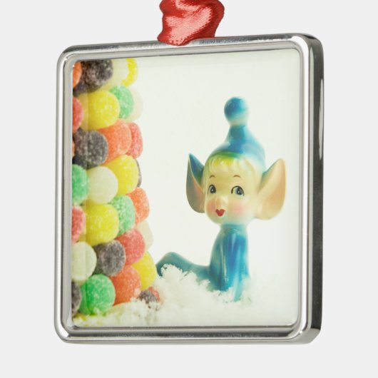 Belle the Pixie Elf Metalen Ornament (Links)