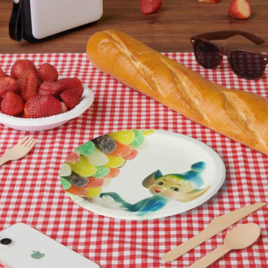 Belle the Pixie Elf Papieren Bordje (Picknick)