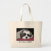 Belle the Shih Tzu Dog Grote Tote Bag (Voorkant)
