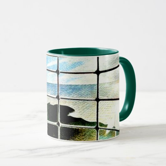 Belle Tout Lighthouse Beachy Head Mok (Voorkant rechts)