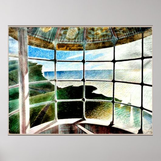 Belle Tout Lighthouse Beachy Head Poster (Voorkant)