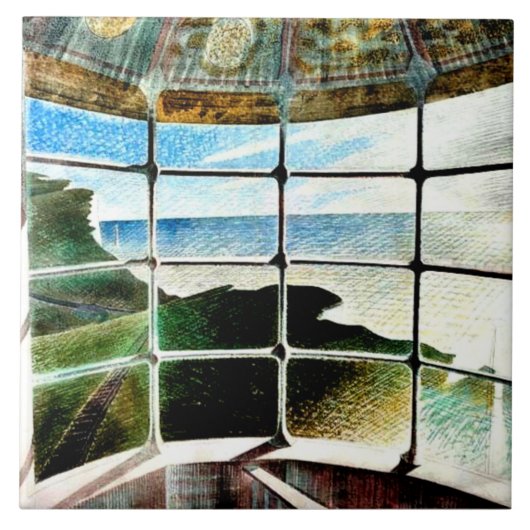 Belle Tout Lighthouse Beachy Head Tegeltje (Voorkant)