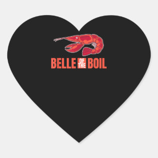 Belle van de Kook Kreeft Cajun Crawfish Lover Gift Hart Sticker