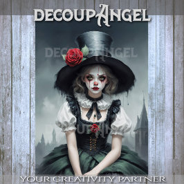 Belle van de Masquerade Decoupage Tissuepapier