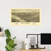 Belle Vernon, PA Panoramic Map - 1902 Poster (Thuiskantoor)