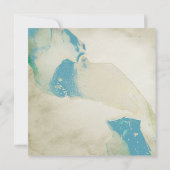 Belle Watercolor Trouwkaart Save the Date (Achterkant)