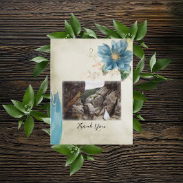 Belle Waterverf bedankkaarten Kaart